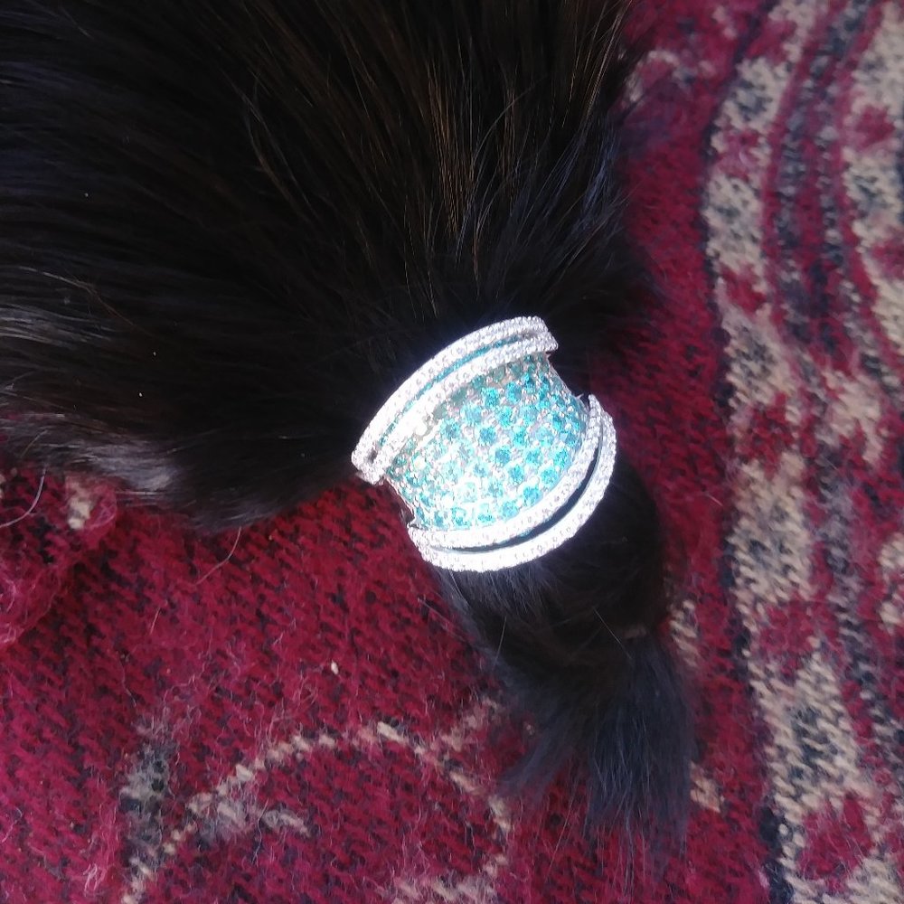 Bella Luce Mint Blue Swarovski Ring 5